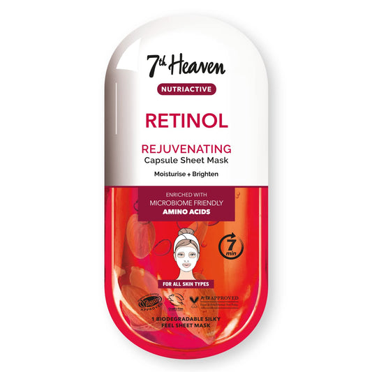 7th Heaven Nutriactive Retinol Sheet Mask (12 Pack)