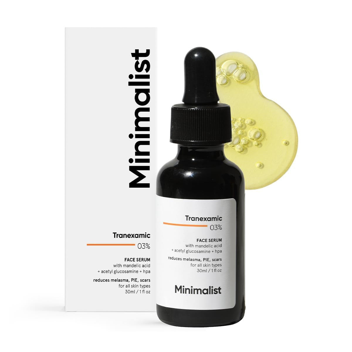 Minimalist Tranexamic Acid Serum + HPA to Reduce Dark Spots