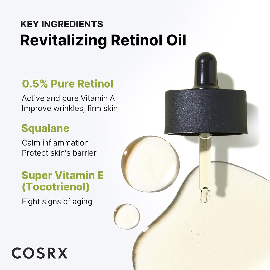 COSRX Retinol 0.5 Oil, Anti-aging Serum