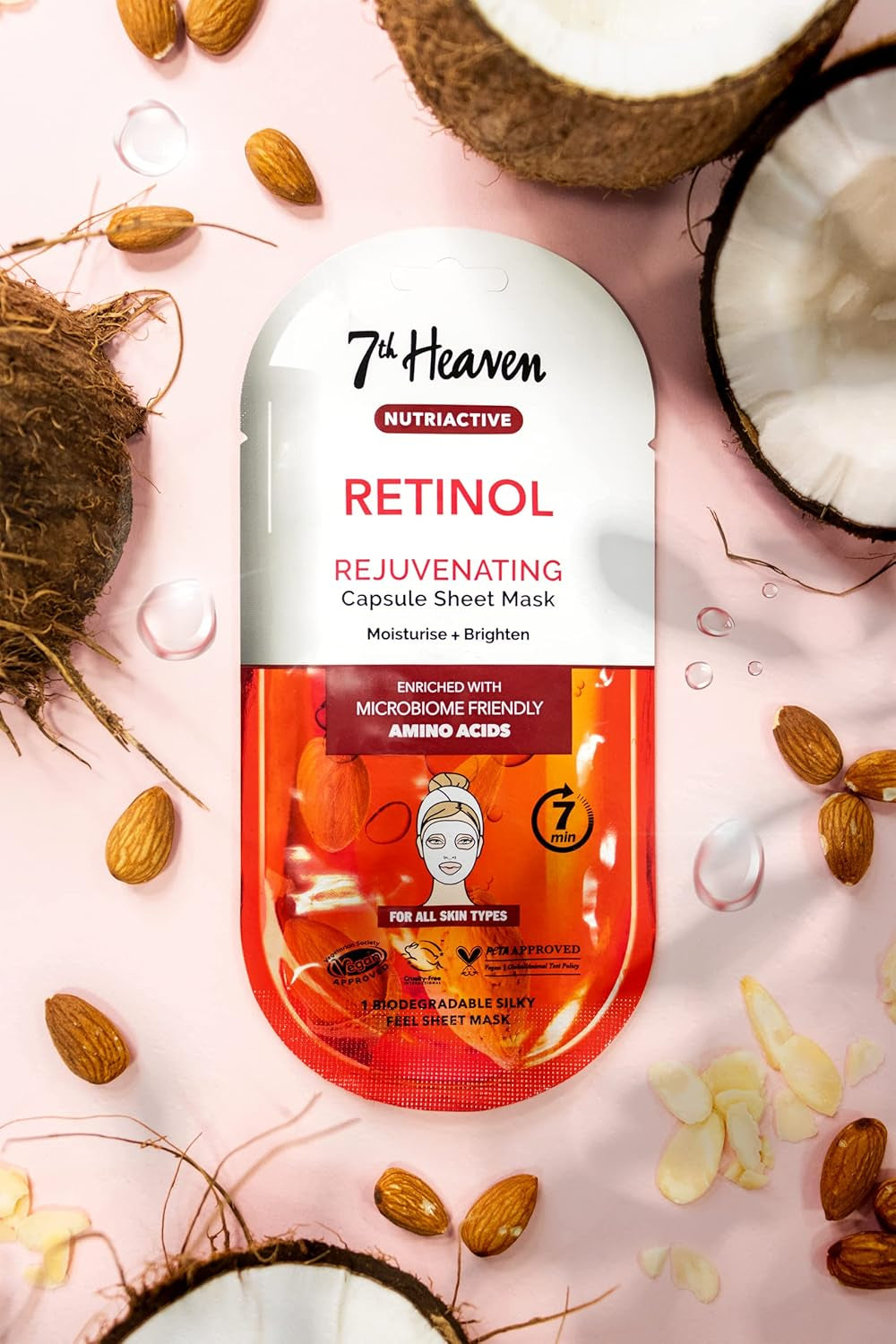 7th Heaven Nutriactive Retinol Sheet Mask (12 Pack)