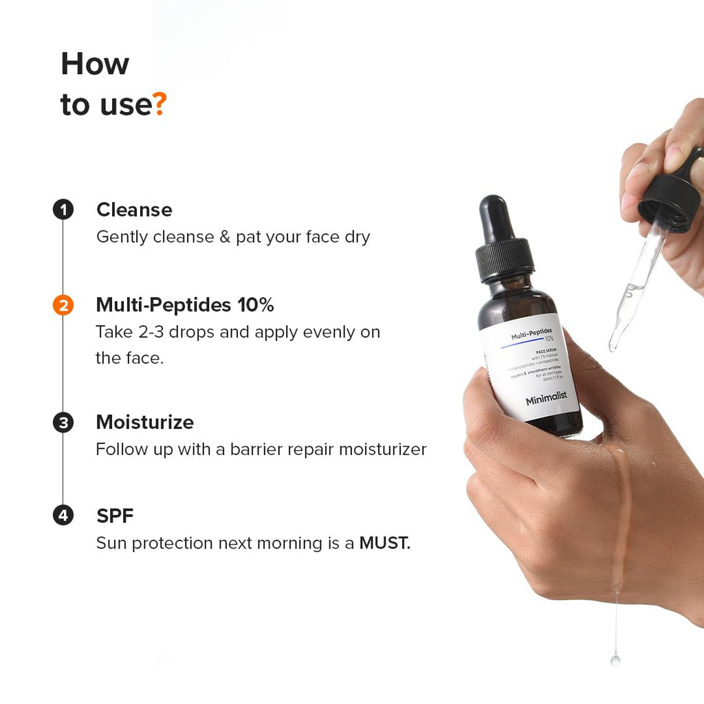 Minimalist Multi Peptide + Hyaluronic Acid Anti Aging Serum