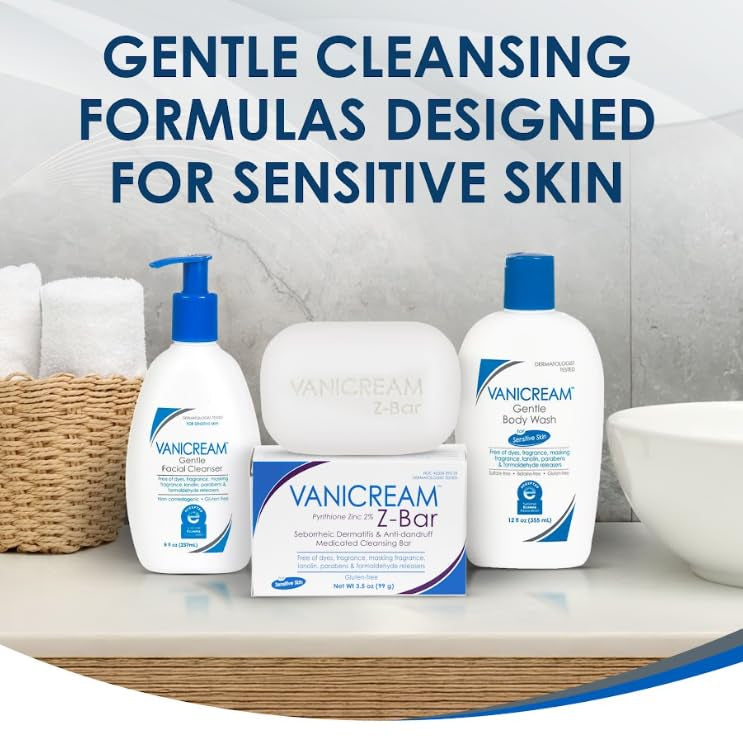 Vanicream Gentle Facial Cleanser with Pump Dispenser - 8 fl oz
