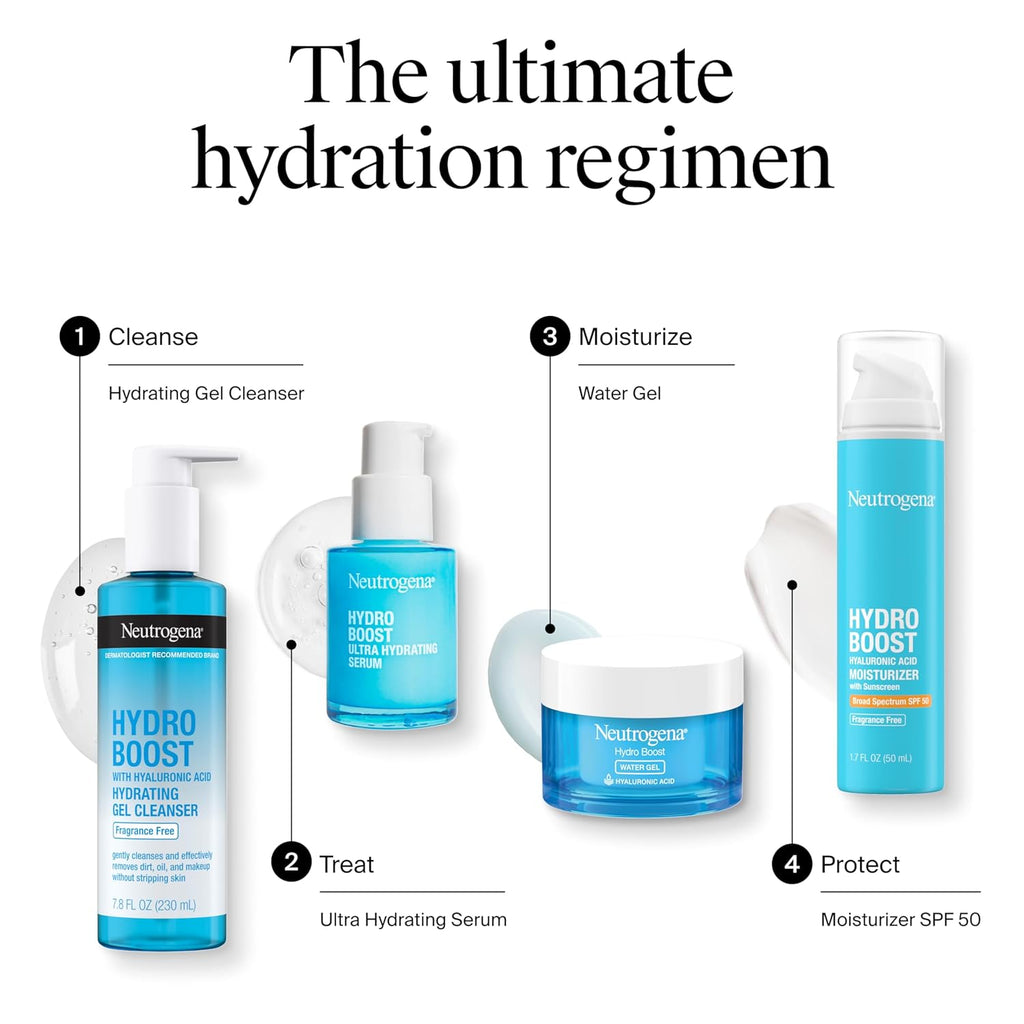 Neutrogena Hydro Boost Water Gel Face Moisturizer Starter Kit